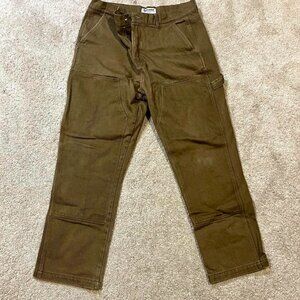 Men's Khaki and Brown Trousers